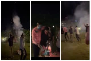 Birthday Celebration Viral Video: પોલીસ કર્મીઓની પહેલા બદલી, બાદમાં સસ્પેન્ડ અને હવે પોલીસ ફરિયાદ