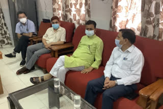 Minister Rajindra Garg reviews arrangements at Dedicated Covid Care Center Hospital