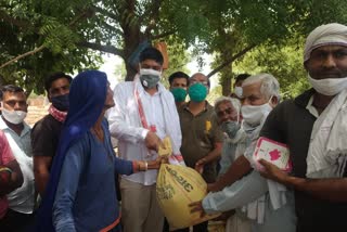 Dholpur MLA Rohit Bohra Ration Kit