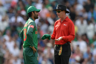 tamim iqbal charged 15 percent of match fees over usage of fould language with umpire