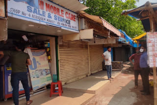 Two shops were sealed in Sonari of Jamshedpur