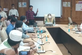 DM geetika sharma take meeting with imam of masajid for awareness