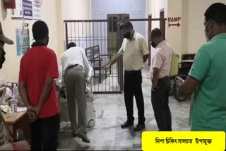 barpeta dc made sudden visit to kalagasia civil hospital