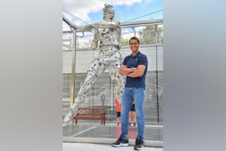 french open tennis legend rafael nadal statue revealed