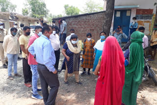 Collector Surabhi Gupta inspecting the rehabilitation inspection