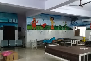 pediatric wards are being prepared for children in koderma