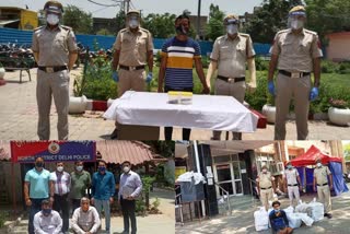 north west delhi police arrested 4 accused