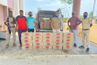 Chimur police action on illegal liquor smuggling