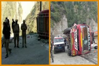 Eight migrant labourers injured in road accident in Ramban jk