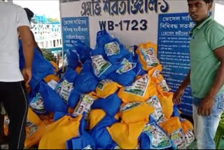 Trinamool Youth Congress delivers relief supplies to devastated Sandeshkhali in north 24 pargana