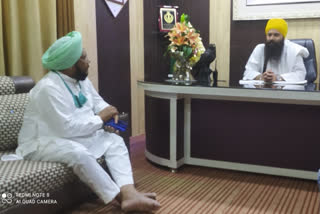 Member of Punjab State SC Commission Dr. Meeting with Daduwal of Sialka