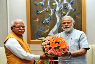 Manohar lal meet narender modi