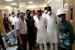 godda-mp-nishikant-dubey-inspected-deoghar-aiims-opd