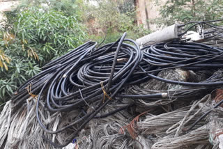 Police recovered stolen electric wire in rachi