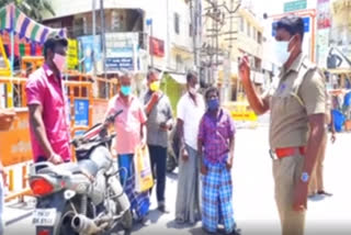 ஊரடங்கு விதிமுறைகளை மீறியவர்களுக்கு கரோனா பரிசோதனை