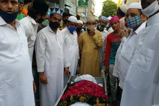 social member haji rifat laid to rest in jaipur