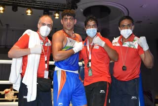 Sanjeet (91kg) defeated 5 time Asian Championships medallist and Rio Olympic silver medallist in the final of ASBC Asian Championships in Dubai on Monday
