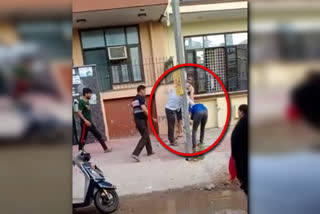 gurugram viral video of retired policeman brutally beating child