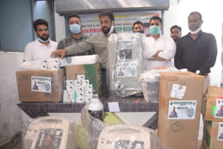 AIMIM chief asad owaisi sent medical kit arrived in aurangabad