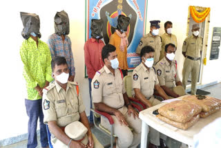 ganja selling gang arrested at kadapa district