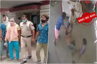 beating man video deepalpur village