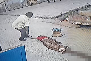 Husband killed his wife in kota  Husband killed his wife  murder in kota  kota latest news  crime in kota  murder with an ax  कुल्हाड़ी से वार कर हत्या  कोटा की ताजा खबर  नृशंस हत्या