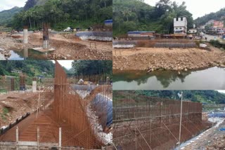 Construction of Cheruthoni bridge has come to a complete halt  After Lockdown Construction of Cheruthoni bridge in idukki has come to a complete halt  ലോക്ക്ഡൗണില്‍ ചെറുതോണി പാലത്തിന്‍റെ നിർമ്മാണം പൂർണ്ണമായും നിലച്ചു  നിര്‍മ്മാണ വസ്തുക്കള്‍ കിട്ടാതായതോടെ പ്രതിസന്ധി ഉടലെടുത്തു  The crisis erupted when construction materials became unavailable  ചെറുതോണി പാലം ഇടുക്കി  cheruthoni bridge in idukki  ലോക്ക്ഡൗൺ: ചെറുതോണി പാലത്തിന്‍റെ നിർമ്മാണം പൂർണ്ണമായും നിലച്ചു