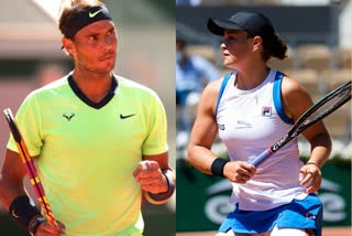 Ash Barty, Rafael Nadal Bag Wins, French Open