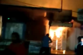 fire in Hair Salon