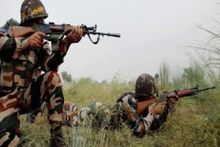 Earth-mover machine fired at by Pak along IB in Jammu