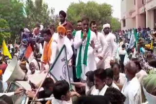 devender babli farmers clash