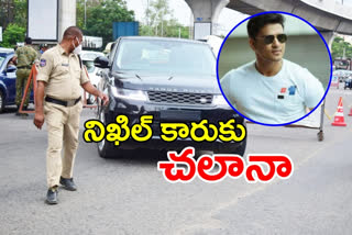 Kukatpally traffic police files challan