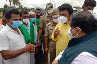 minister for Crop relief in ranebennuru