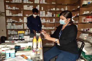 DCO action on medical store, Black marketing in Rajasthan