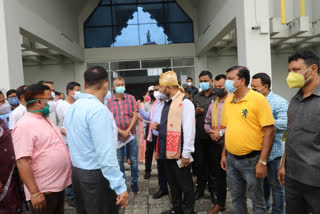 Jorhat Sukafa Samandhya Area Inspection Cultural  Minister Bimal Bora