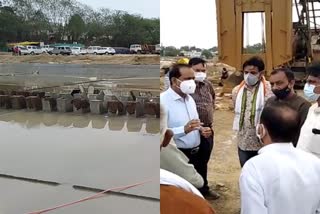 pcc-vice-president-atal-srivastava-arrived-to-monitor-construction-of-barrage-of-arpa-in-bilaspur
