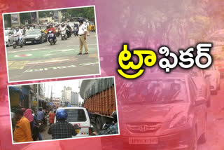 heavy traffic in hyderabad