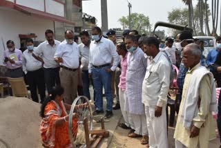 DM visited Rampur village in Bodh Gaya