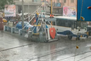 Rains in jayashanker bhupalpally district 