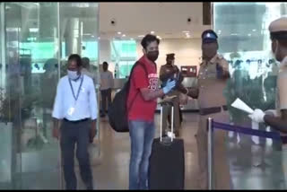 Chennai Airport with few passengers