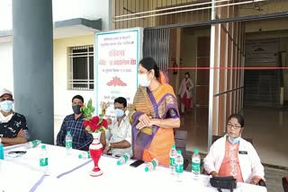 Inauguration of covid 19 Hospital in Dharsinwa