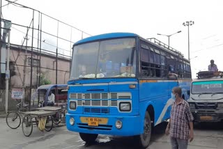 Bus services in raiganj after lockdown