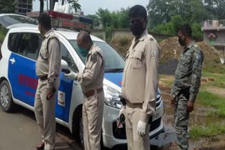 Police started vehicle checking operation with interceptor vehicle in dhanbad