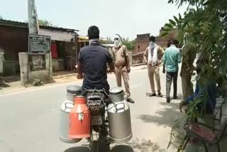 entry of milk and vegetable seller in ambedkarnagar