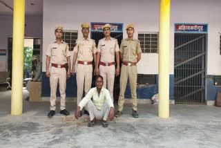 भरतपुर की खबर, कामां की खबर, कामां थाना पुलिस, डीएसपी प्रदीप यादव, कुख्यात बदमाश गिरफ्तार, इनामी बदमाश, Bharatpur news, Kaman news, Kaman police station, DSP Pradeep Yadav, infamous crook arrested, prize crook