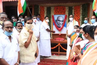 Puducherry government celebrate Tamil Nadu former Chief minister kamarajar birth anniversary