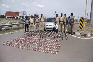 Illegal liquor seize at jogulamba gadwala district 