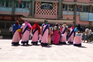 ASHA workers angry over not getting salary