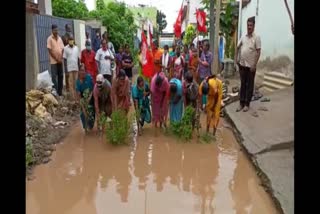  Struggle to renovate the road in Tirupur 