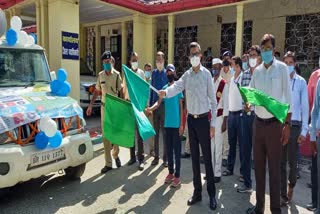 chariot flagged off